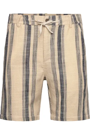 Anerkjendt Akjan Structure Shorts Bottoms Shorts Casual Beige