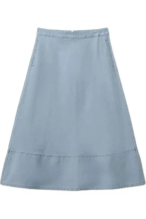 Sofie Schnoor Seliasw Skirt Skirts Knee-length & Midi Skirts Blue