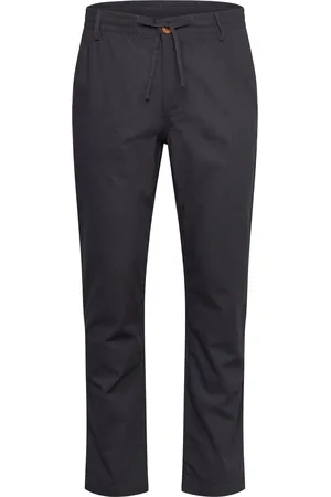 Anerkjendt Akjan Cot/Linen Ela Pants Bottoms Trousers Linen Trousers Grey