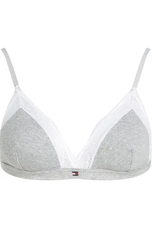 Tommy Hilfiger Unlined Triangle Lingerie Bras & Tops Soft Bras Non Wired Bras Grey