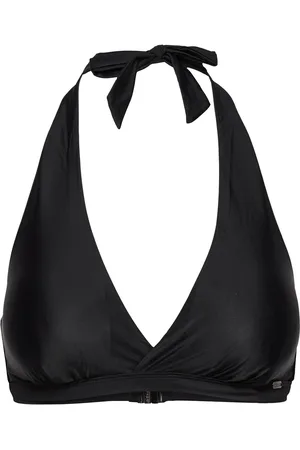 Abecita Maui Halterneck Bikini Bra Swimwear Bikinis Bikini Tops Triangle Bikinitops Black