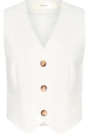 INWEAR Zellaiw Waistcoat Vests Knitted Vests White