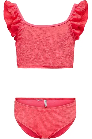 ONLY Kogwave Structure Bikini Set Acc Bikini Coral
