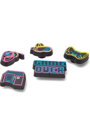 Crocs Lights Up Neon Gamer 5 Pack Sko Tilbehør Multi/patterned