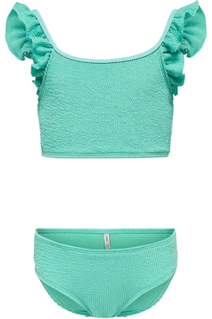 ONLY Kogwave Structure Bikini Set Acc Bikini Blue