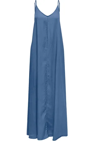 ONLY Onlcharis Life Strap Maxi Dress Cc Wvn Maxikjole Festkjole Blue