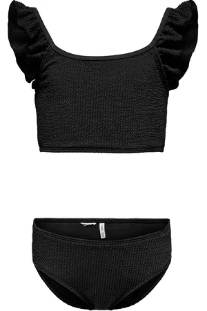 ONLY Kogwave Structure Bikini Set Acc Bikini Black