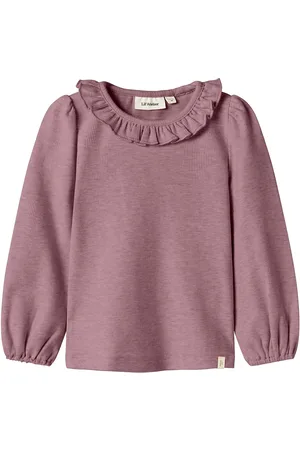 Lil Atelier Nmfdarla Ls Slim Top Lil Tops Blouses & Tunics Pink