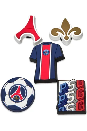 Crocs Paris St Germain 5Pck Sko Tilbehør Multi/patterned