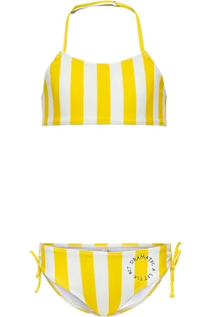 ONLY Kogholiday Rouching Bikini Set Acc Bikini Yellow
