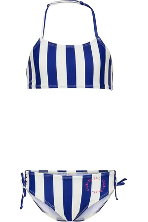 ONLY Kogholiday Rouching Bikini Set Acc Bikini Blue