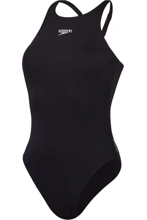 Speedo Womens End+ V Back Sport Women Sport Clothing Sport Swimwear Sport Swimsuits Black