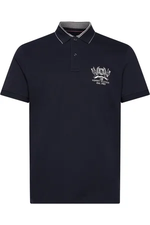 Tommy Hilfiger Icon Reg Polo Tops Polos Short-sleeved Navy