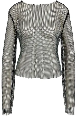 Noisy May Nmmynte L/S Simili Top Wvn Tops T-shirts & Tops Long-sleeved Black