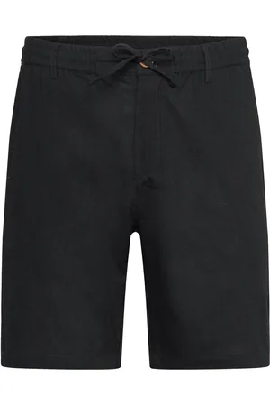 Anerkjendt Aklt James Cot/Linen Ela Shorts Bottoms Shorts Linen Shorts Black