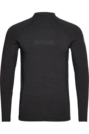 Rip Curl Dawn Patrol Upf Perf L/S Swimwear Wetsuits Black