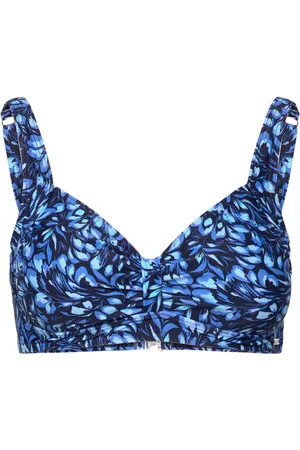 Abecita Malta Soft Bikini Bra Swimwear Bikinis Bikini Tops Wired Bikinitops Blue