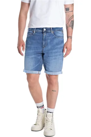 Replay Rbj.981 Short Shorts Tapered 573 Eco Plus Bottoms Shorts Denim Blue