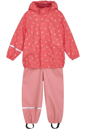 CeLaVi Rainwear Set - Aop Outerwear Rainwear Rainwear Sets Pink