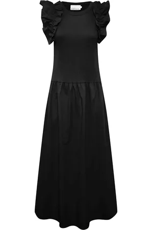 Karen by Simonsen Odakb Dress Maxikjole Festkjole Black