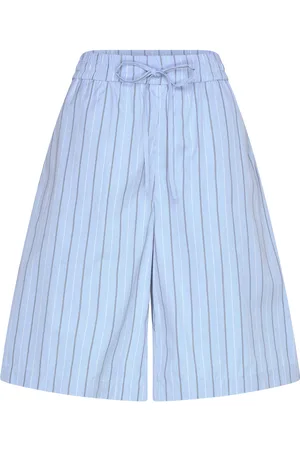 Monki Baggy Jorts Bottoms Shorts Bermudas Blue