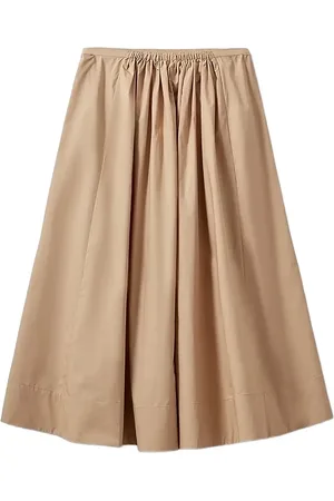 Sofie Schnoor Kattiasw Skirt Skirts Maxi Skirts Beige