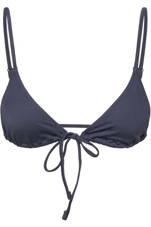 Weekday Triangle Bikini Top Swimwear Bikinis Bikini Tops Triangle Bikinitops Navy