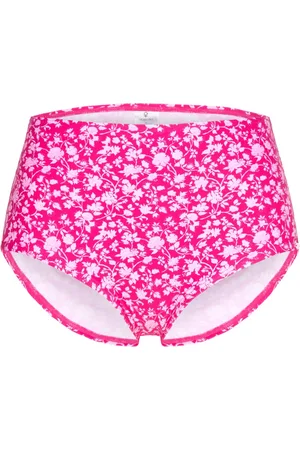 Abecita Portofino High Waist Bikini Briefs Swimwear Bikinis Bikini Bottoms High Waist Bikinis Pink