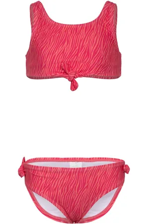 ONLY Kogbeach Knot Bikini Set Acc Bikini Red