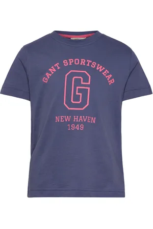GANT Sportswear Arch T-Shirt Tops T-shirts Short-sleeved Blue
