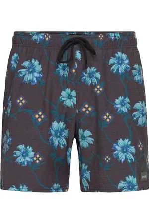 Rip Curl Surf Revival Floral Volley Sport Sport Clothing Sport Swimwear Sport Swim Shorts Black