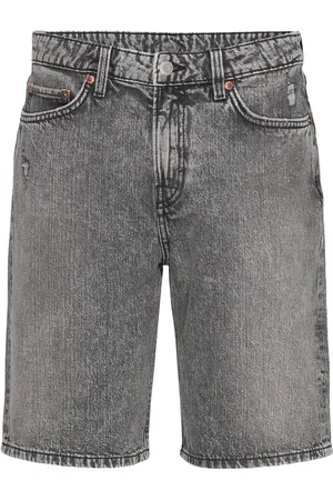 Weekday Monterey Denim Shorts Bottoms Shorts Denim Shorts Grey
