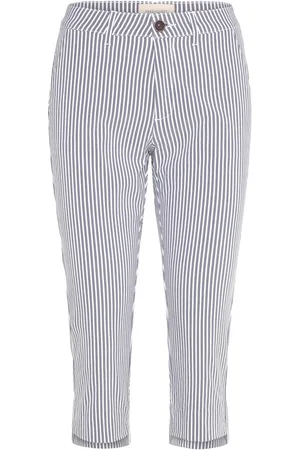 Freequent Fqrex-Capri Bottoms Trousers Capri Trousers Navy