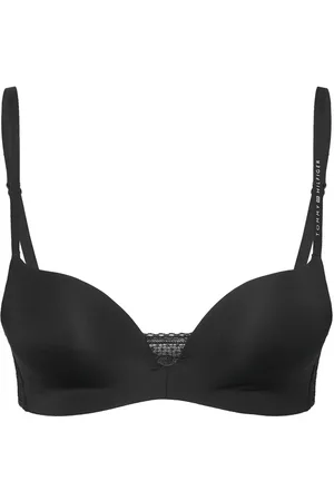 Tommy Hilfiger Wireless Push Up Lingerie Bras & Tops Push Up Bras Black