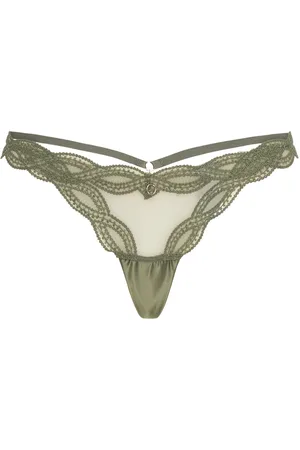 Hunkemöller Shae Tanga H Stringtruse Undertøy Khaki Green