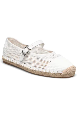 Michael Kors Lynn Ballet Espadrille Sandaler Espadrilles Lave White