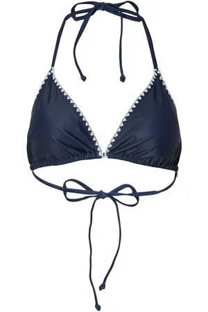 Pieces® Pcluva Triangle Top Bc Swimwear Bikinis Bikini Tops Triangle Bikinitops Navy