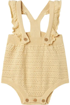 Lil Atelier Nbfhope Knit Bloomers Lil Bodies Sleeveless Bodies Yellow
