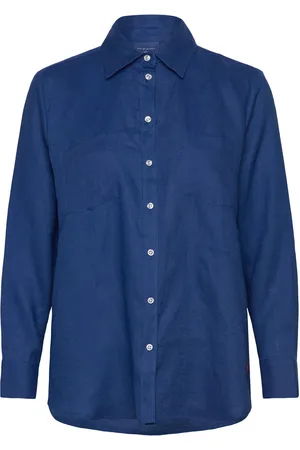 Andiata Nicci 2 Designers Shirts Linen Shirts Blue