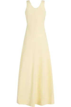 Tommy Hilfiger Textured Linen Tank Maxi Dress Maxikjole Festkjole Beige
