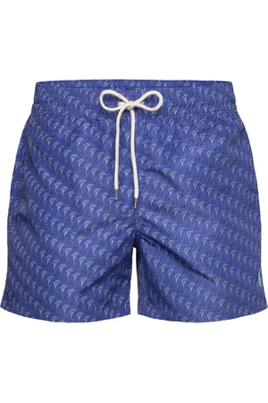 Ralph Lauren 4.5-Inch Traveler Slim Fit Swim Trunk Badeshorts Blue