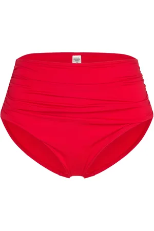 Lindex Swim Brief Sara Bikini Shaping Swimwear Bikinis Bikini Bottoms High Waist Bikinis Red
