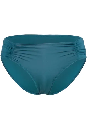 Lindex Brief Bikini Bella Rouched Shi Bikinitruse Blue