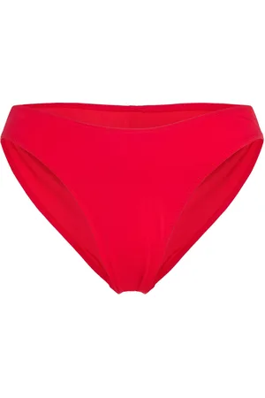 Lindex Swim Brief Naomi High Leg Braz Swimwear Bikinis Bikini Bottoms Bikini Briefs Red