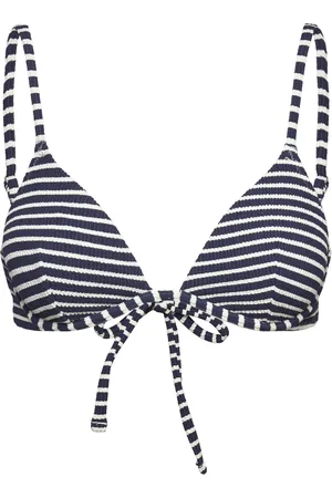 Lindex Bra Stella Stripes Swimwear Bikinis Bikini Tops Triangle Bikinitops Navy