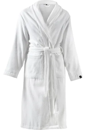 Himla Lina Bathrobe Morgenkåpe White