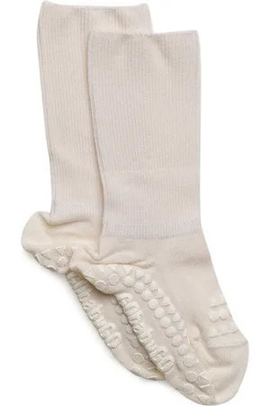 GoBabyGo Non-Slip Socks - Bamboo Strømper Non-slip Cream