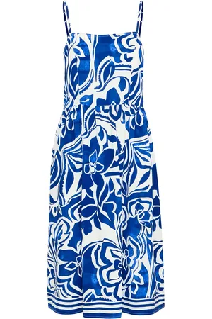 FRANSA Frcora Dr 1 Knelang Kjole Blue