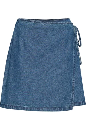 Ichi Ihdallas Sk Skirts Short Skirts Blue