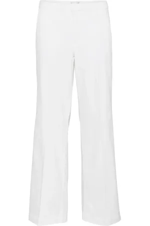 My Essential Wardrobe Laramw Pant 149 Bottoms Trousers Straight Leg White